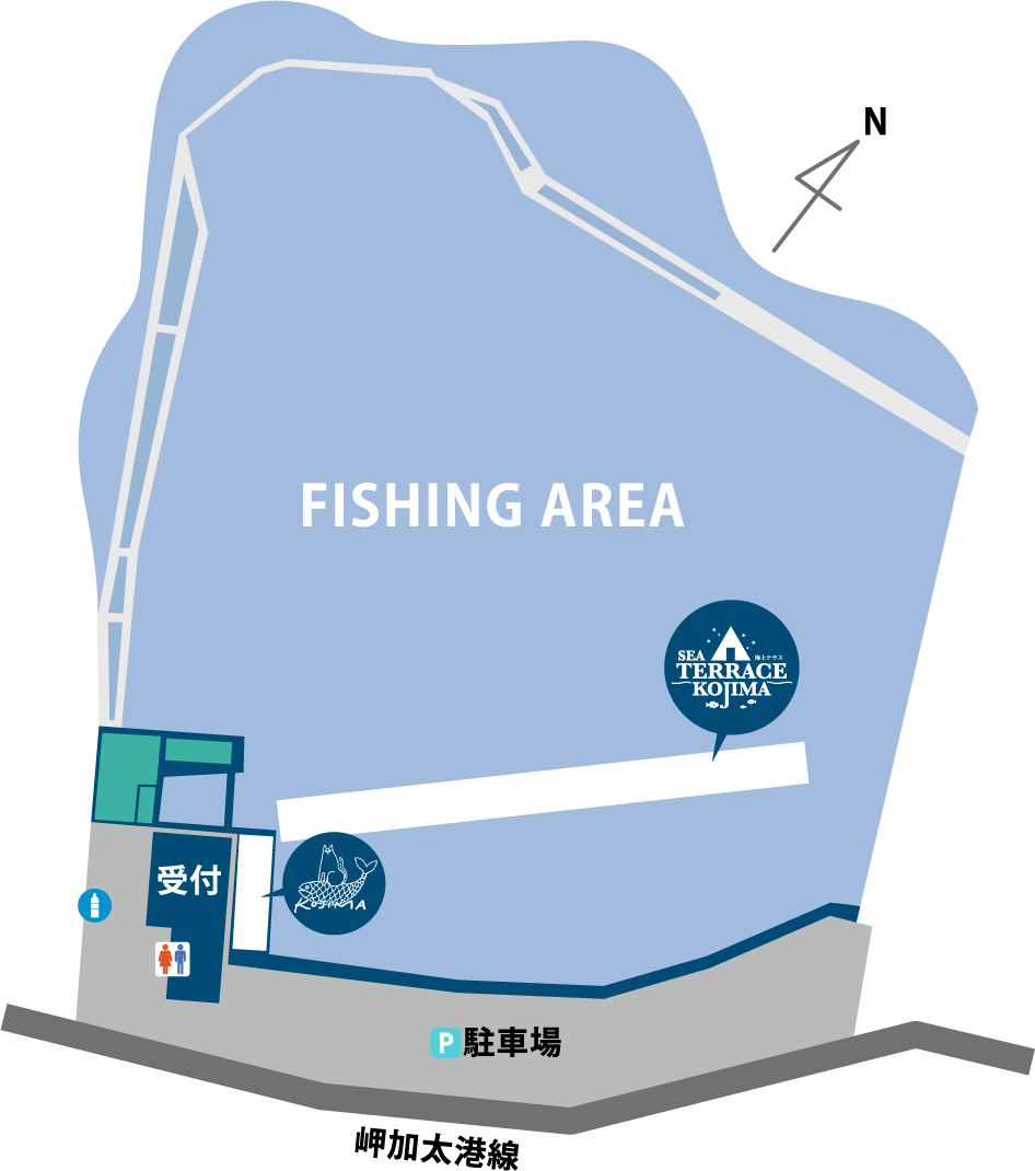 SEA TERRACE KOJIMA内地図