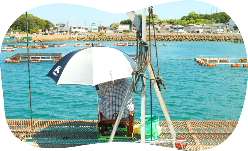 釣りをしている写真